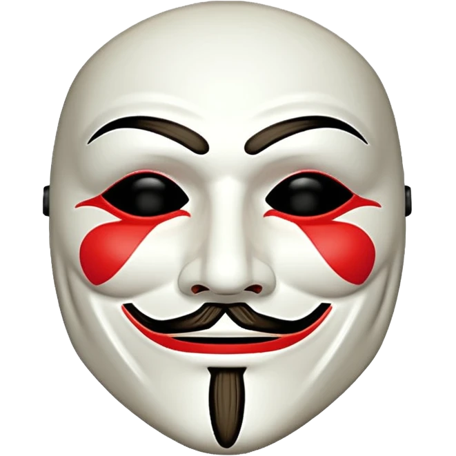 Guy Fawkes mask emoji