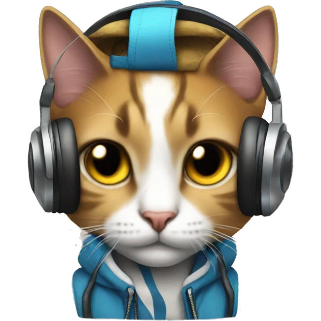 dj cat emoji