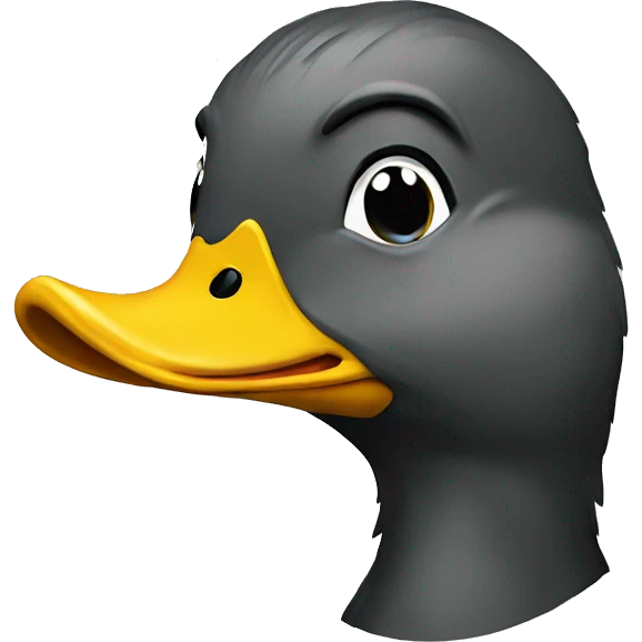 Duck wearing Oregon sweatshirt emoji