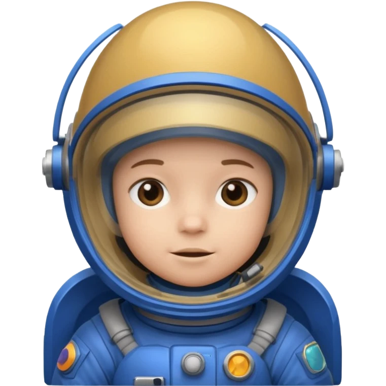 space child blue eqipmnet emoji