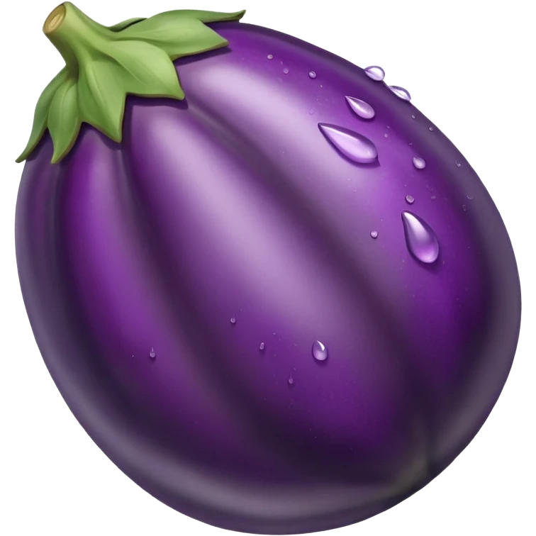 Eggplant crying  emoji
