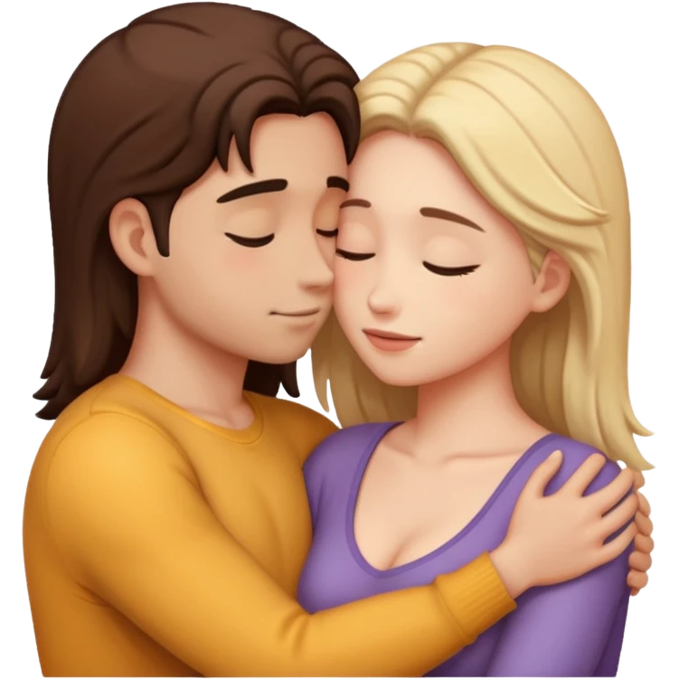 intimate moment between lovers emoji