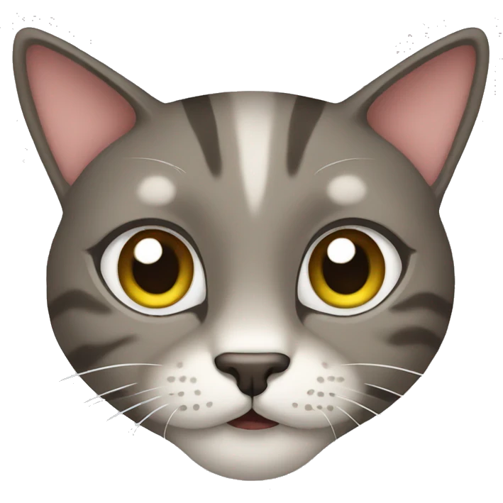 cat cartoon style emoji