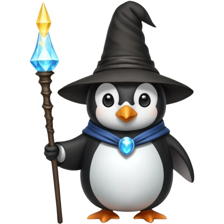 Penguin Wizard emoji