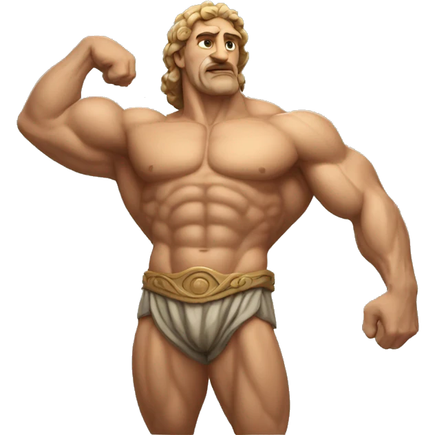 Greek ancient bodybuilder  emoji