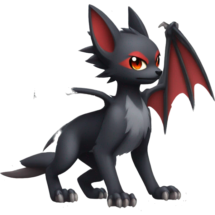 Bat-Litten-Zoroark full body emoji