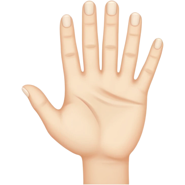 Citing hand emoji