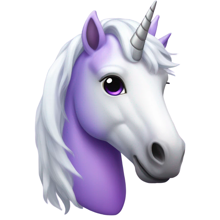 🦄💜🤍 emoji