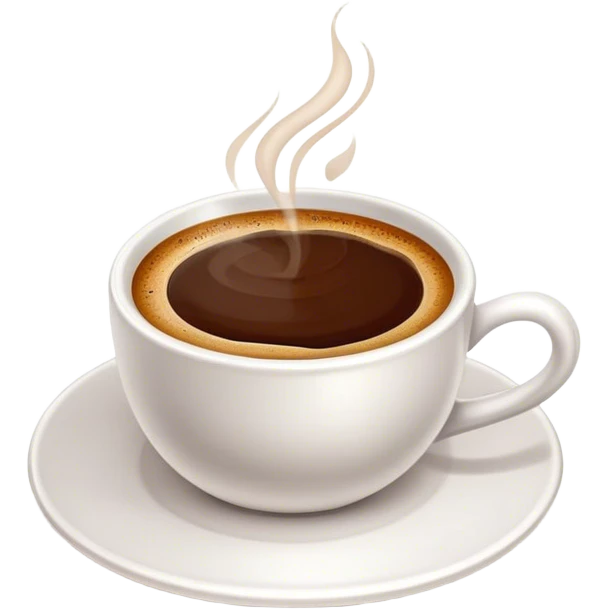 Cinematic Realistic Turkish Coffee Drink Emoji, depicted as a small cup of strong, aromatic coffee with thick foam rendered with detailed textures and warm, inviting lighting. emoji