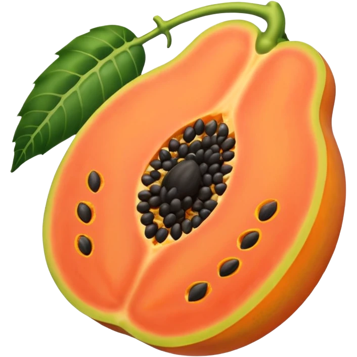 papaya emoji