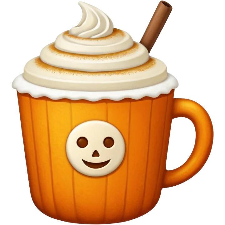 Pumpkin spice  emoji