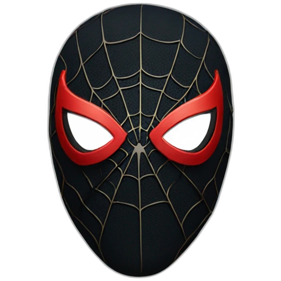 spider man black mask emoji