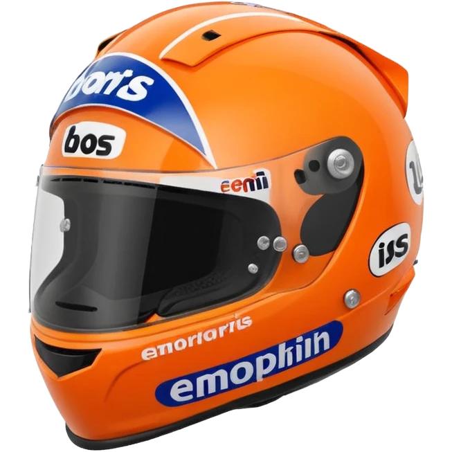 racing helmet lando norris emoji