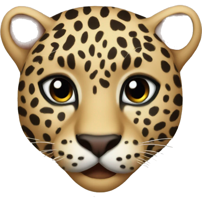 Leopard heart emoji