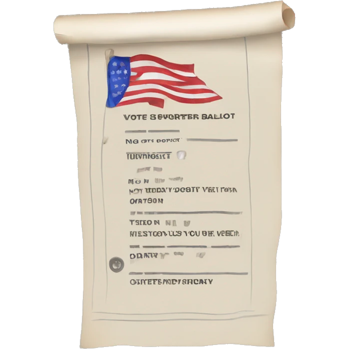 Vote & Support BALLOT NO.24 emoji