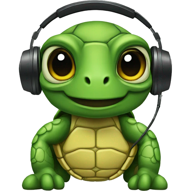 dj turtle emoji