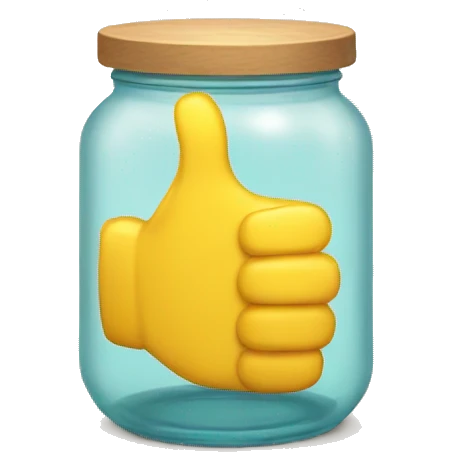 thumbs up jar emoji