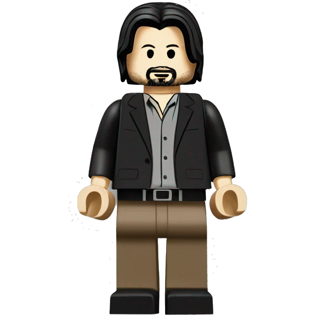 KEANU REEVES lego full body emoji
