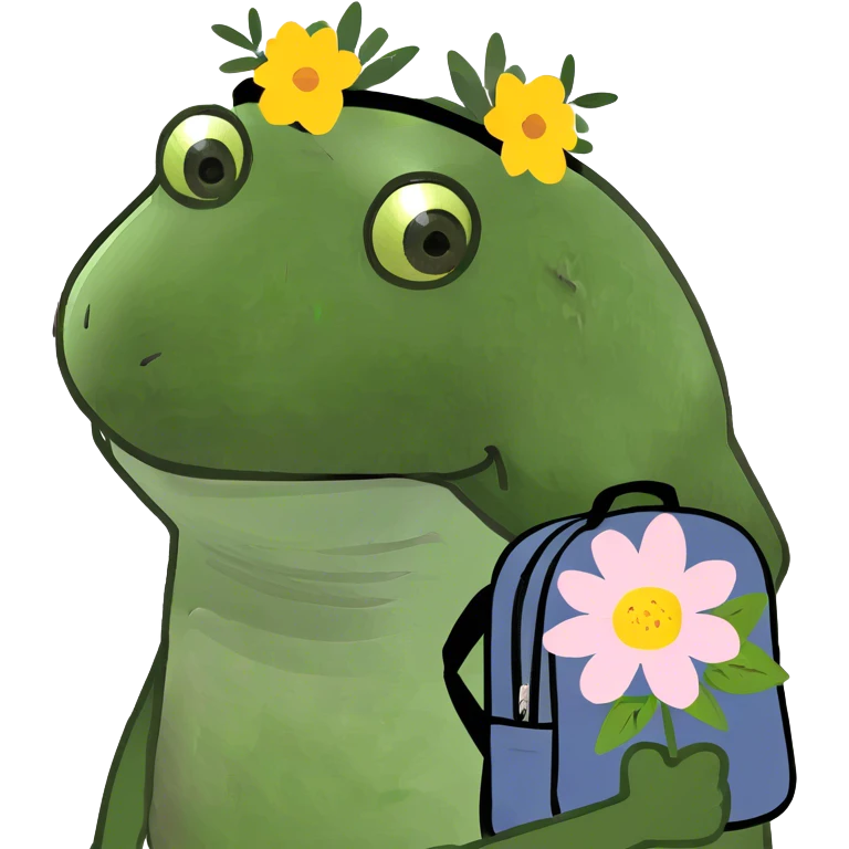 Paper Mache dandelions frolicking in the meadows  emoji