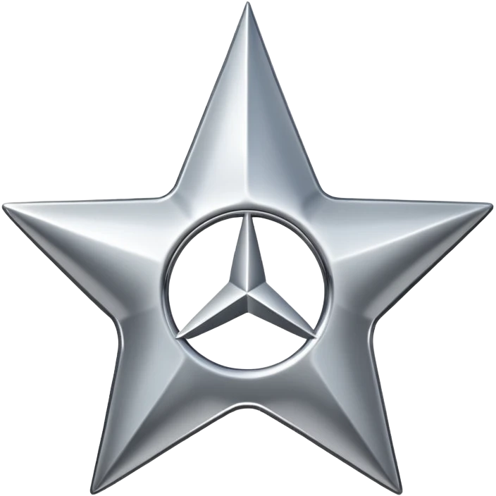 Make a Mercedes Benz logo emoji pls emoji