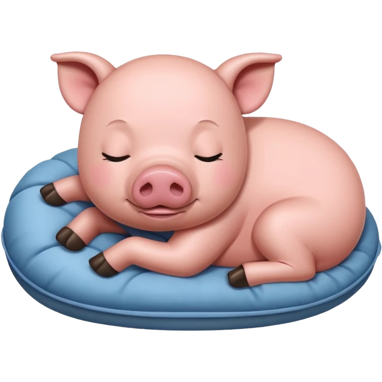 pig sleep emoji