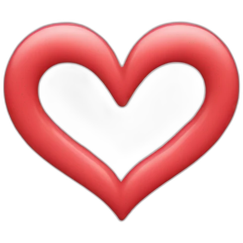 coeur avec deux doigt emoji