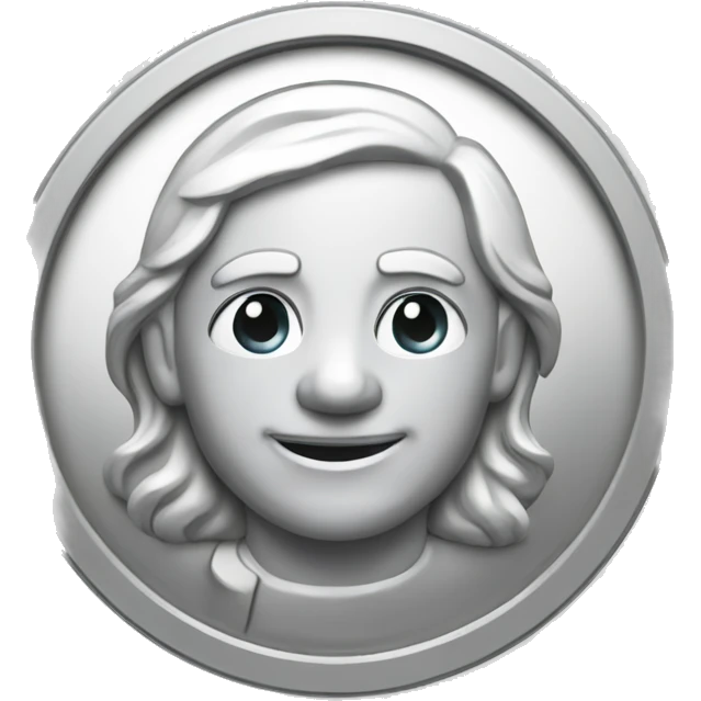 silver coin  emoji