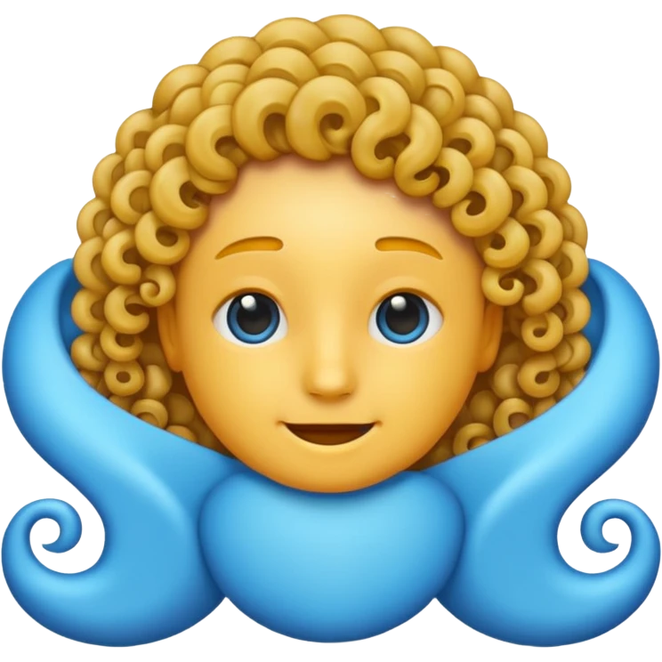 Skyblue color verified emoji with curly border  emoji