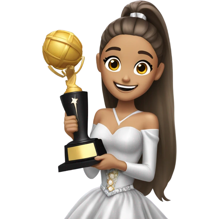 Ariana grande winning emoji