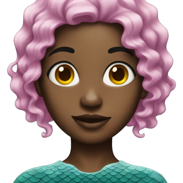 Black mermaid emoji