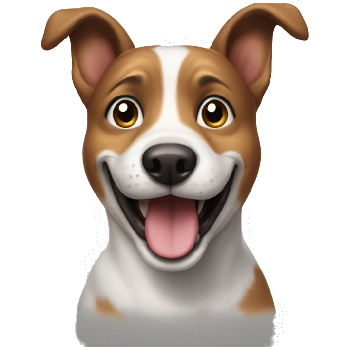 happy dog emoji