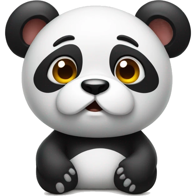 Panda shrugging emoji