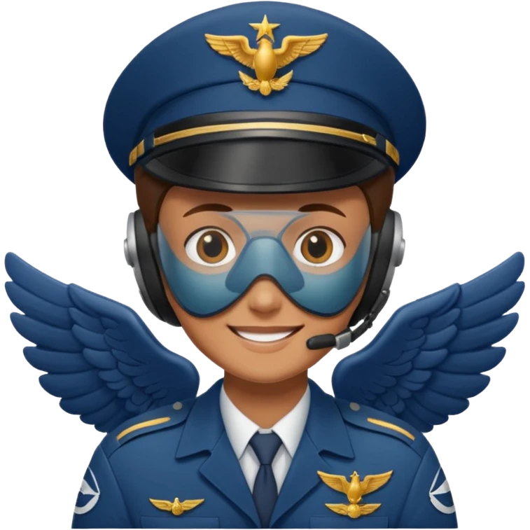 pilot airforce wing  emoji