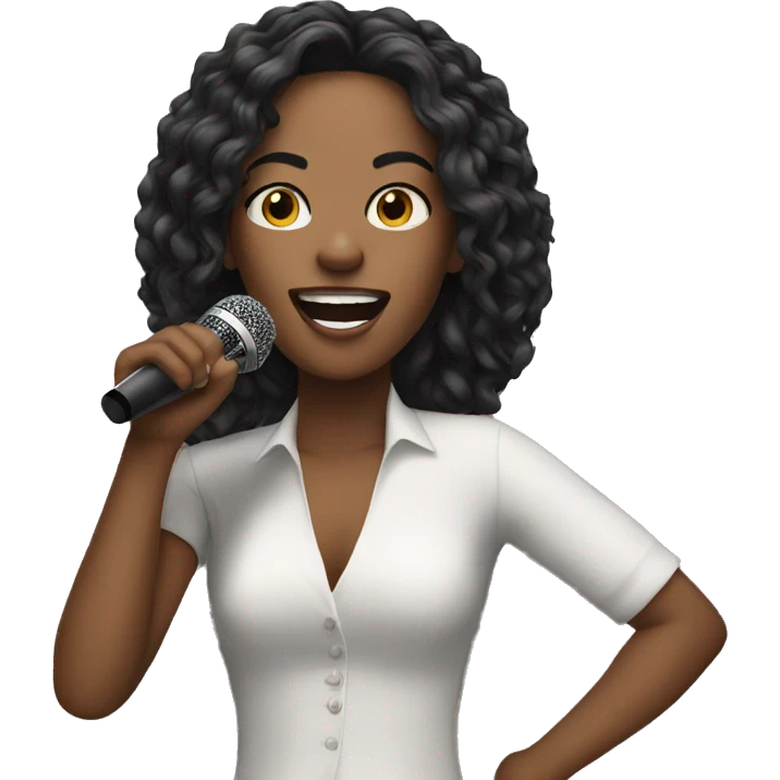 Singer emoji