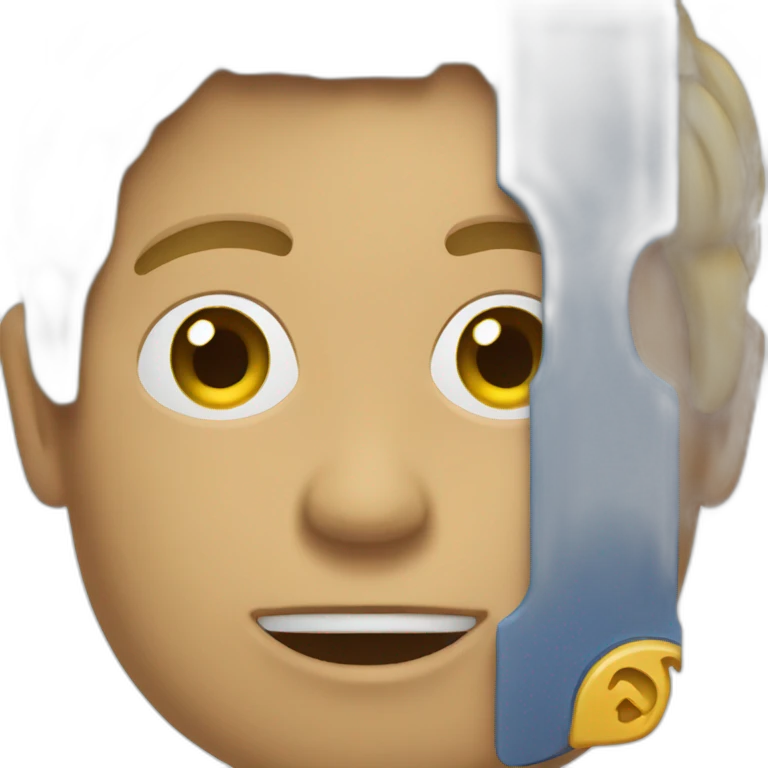 email reply to blue emoji