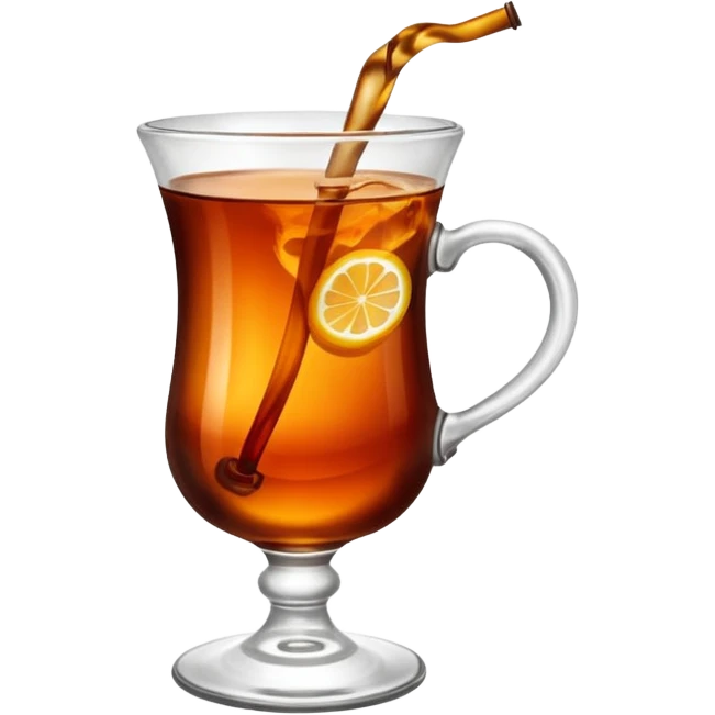Turkish tea in a cup  emoji