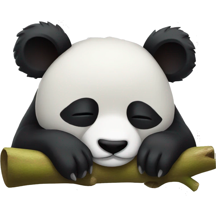 Panda sleeping emoji