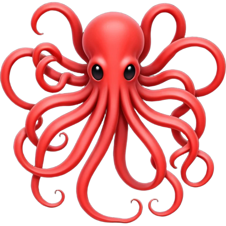 Red stringy portal with black tentacle vines around it emoji