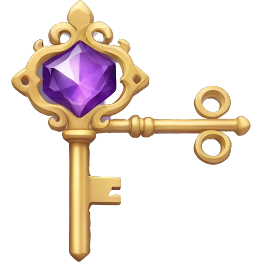 amethyst key emoji