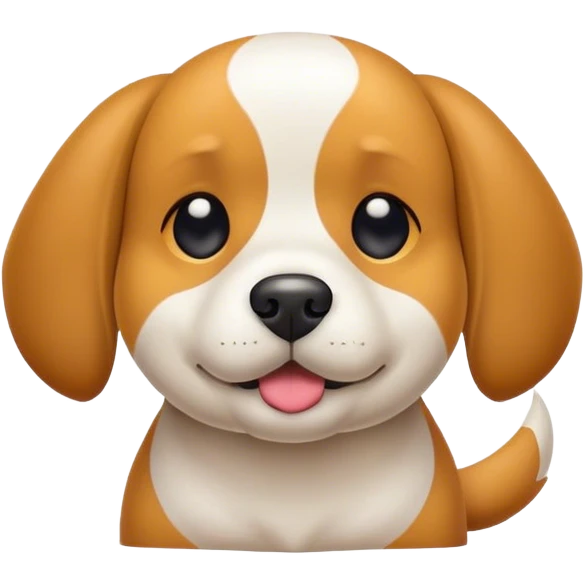 un chien emoji