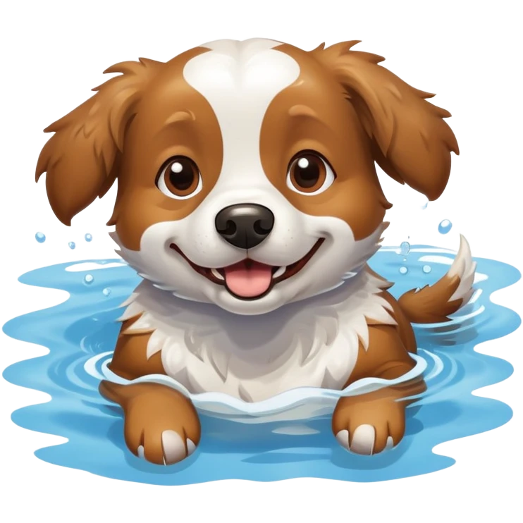 Doggy paddle emoji