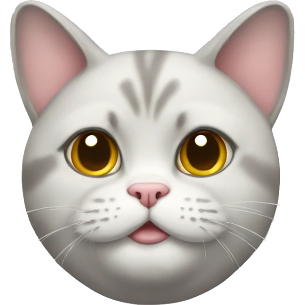 a very fat kitty with a big head emoji