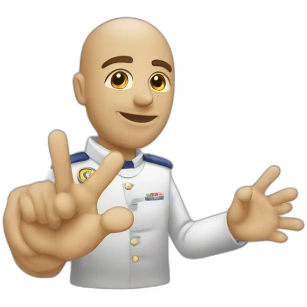 Pouce et doigt d'honneur emoji