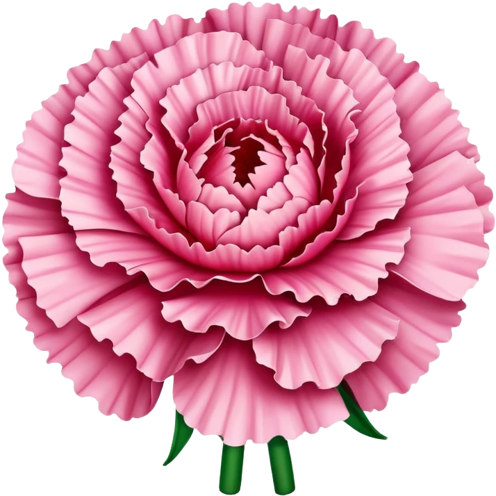 Carnation flower emoji