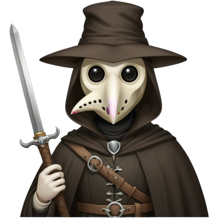 plague dr sword snow emoji