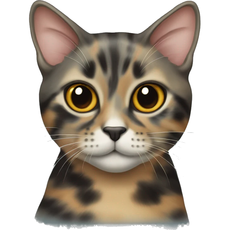 Dilute tortoiseshell cat  emoji