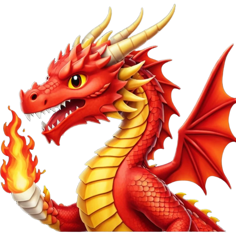 Red dragon emoji