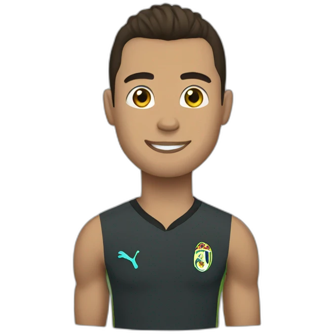 ronaldo doing siuu emoji