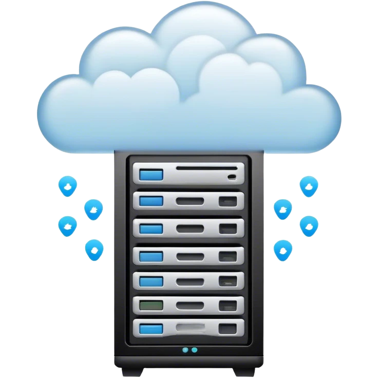 cloud it service emoji