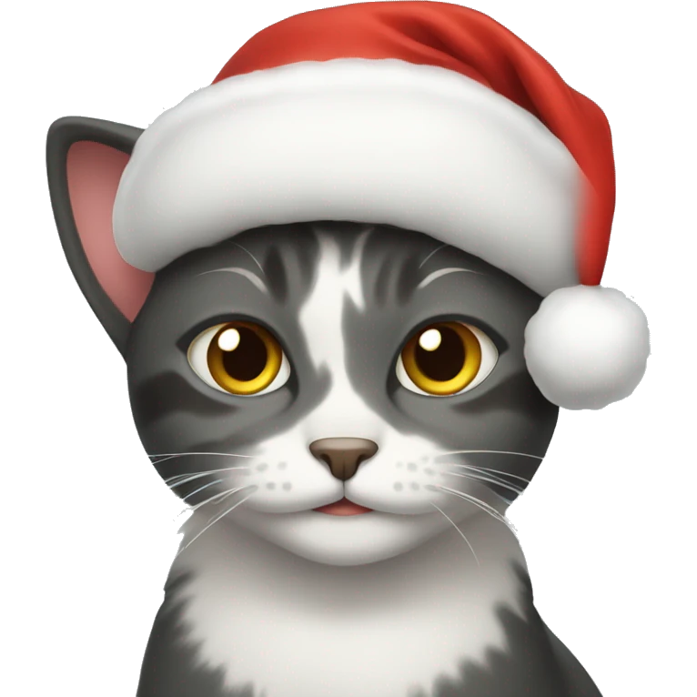 Christmas cat emoji